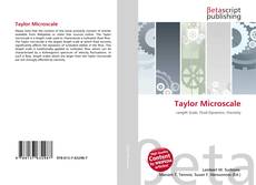 Couverture de Taylor Microscale