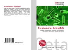 Bookcover of Pseudomonas Acidophila