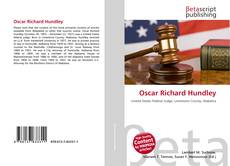 Buchcover von Oscar Richard Hundley