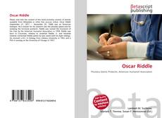 Borítókép a  Oscar Riddle - hoz