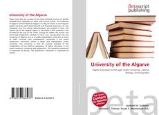 Bookcover of University of the Algarve