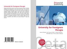 University for Foreigners Perugia的封面