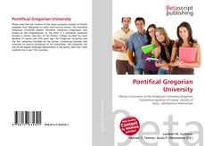 Copertina di Pontifical Gregorian University