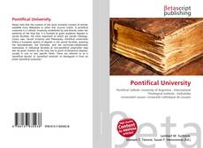 Borítókép a  Pontifical University - hoz