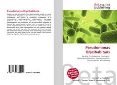 Pseudomonas Oryzihabitans的封面