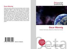 Portada del libro de Oscar Monnig