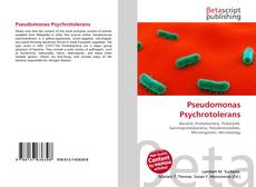 Pseudomonas Psychrotolerans的封面