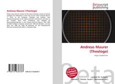 Capa do livro de Andreas Maurer (Theologe) 