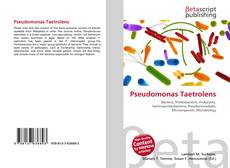 Pseudomonas Taetrolens的封面