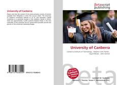 Copertina di University of Canberra