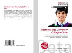 Capa do livro de Western State University College of Law 