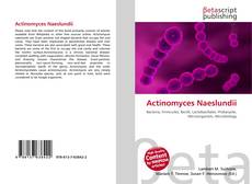 Capa do livro de Actinomyces Naeslundii 