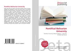 Bookcover of Pontifical Bolivarian University