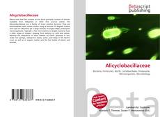Bookcover of Alicyclobacillaceae