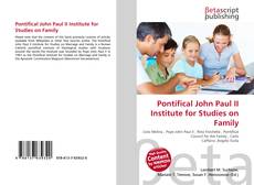 Copertina di Pontifical John Paul II Institute for Studies on Family