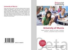 Capa do livro de University of Murcia 