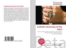 Borítókép a  Catholic University of the West - hoz