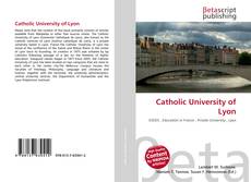 Copertina di Catholic University of Lyon