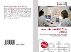 Borítókép a  University Hospital, New Orleans - hoz
