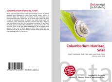 Buchcover von Columbarium Harrisae, Snail