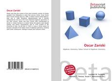 Copertina di Oscar Zariski