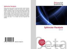 Bookcover of Sphincter Paralysis