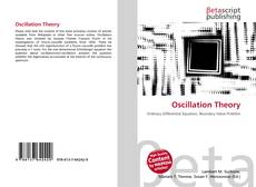Portada del libro de Oscillation Theory
