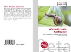 Aforia Abyssalis, Gastropode kitap kapağı