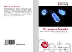 Chrysiogenes Arsenatis kitap kapağı