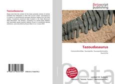 Обложка Tazoudasaurus
