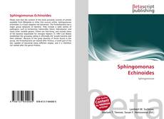 Buchcover von Sphingomonas Echinoides