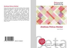 Обложка Andreas Petrus Hecker
