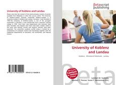 Capa do livro de University of Koblenz and Landau 