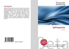 Bookcover of Sphingosine