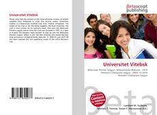 Buchcover von Universitet Vitebsk