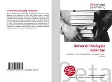 Capa do livro de Universiti Malaysia Kelantan 