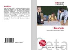 Capa do livro de Bauphysik 