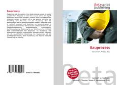 Buchcover von Bauprozess