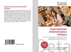 Обложка École Nationale d'Administration Publique