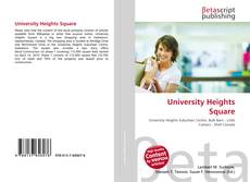 Portada del libro de University Heights Square
