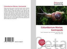 Capa do livro de Columbarium Mariae, Gastropode 