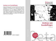 Andreas von Gundelfingen的封面