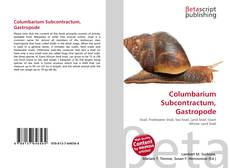 Portada del libro de Columbarium Subcontractum, Gastropode