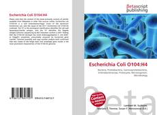 Buchcover von Escherichia Coli O104:H4