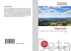 Capa do livro de Taško Načić 