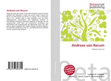 Andreas van Recum的封面
