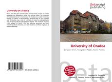 Portada del libro de University of Oradea