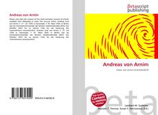 Обложка Andreas von Arnim