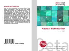 Andreas Rickenbacher kitap kapağı