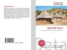 Osei Kofi Tutu I kitap kapağı